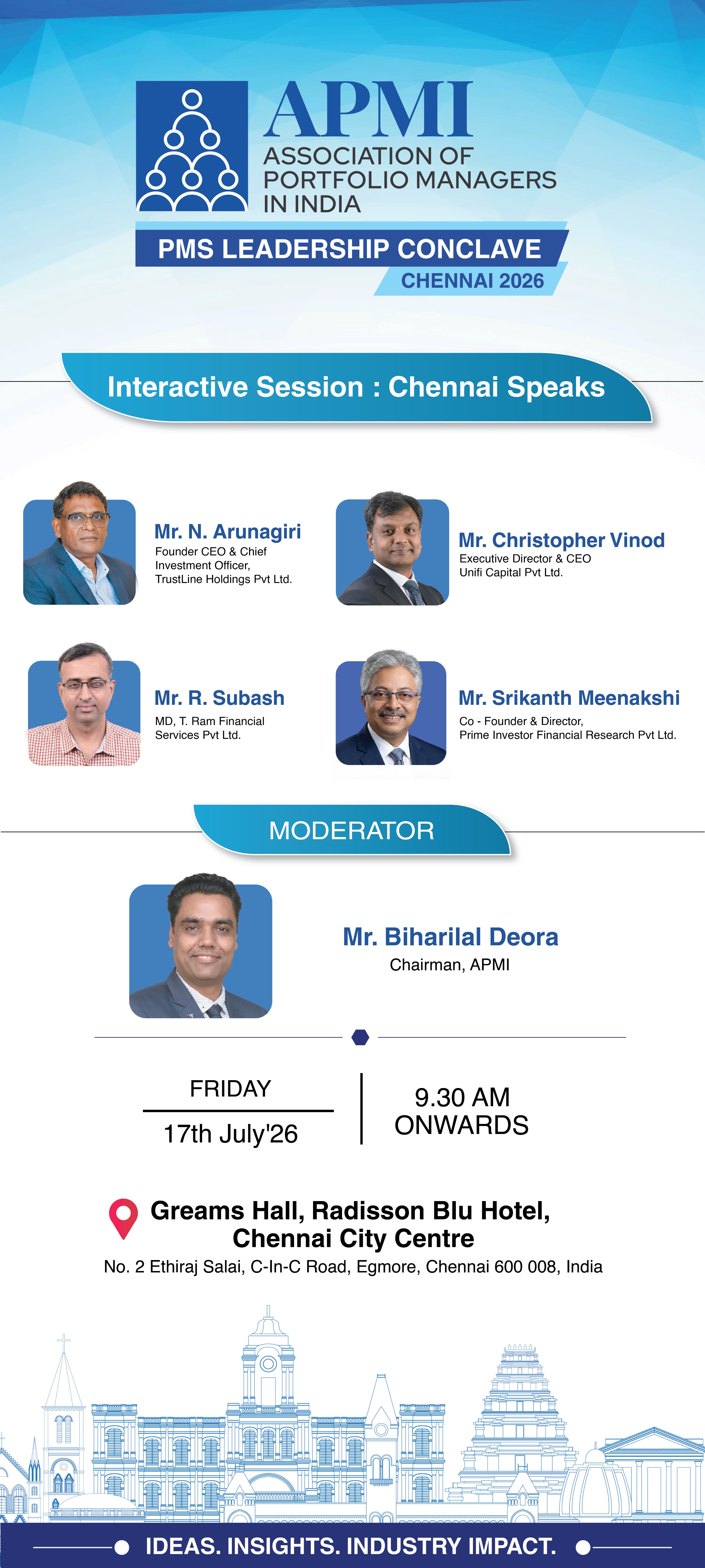 Panelists - Interactive Session Chennai Speaks